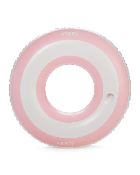 Pink Striped Tube Float