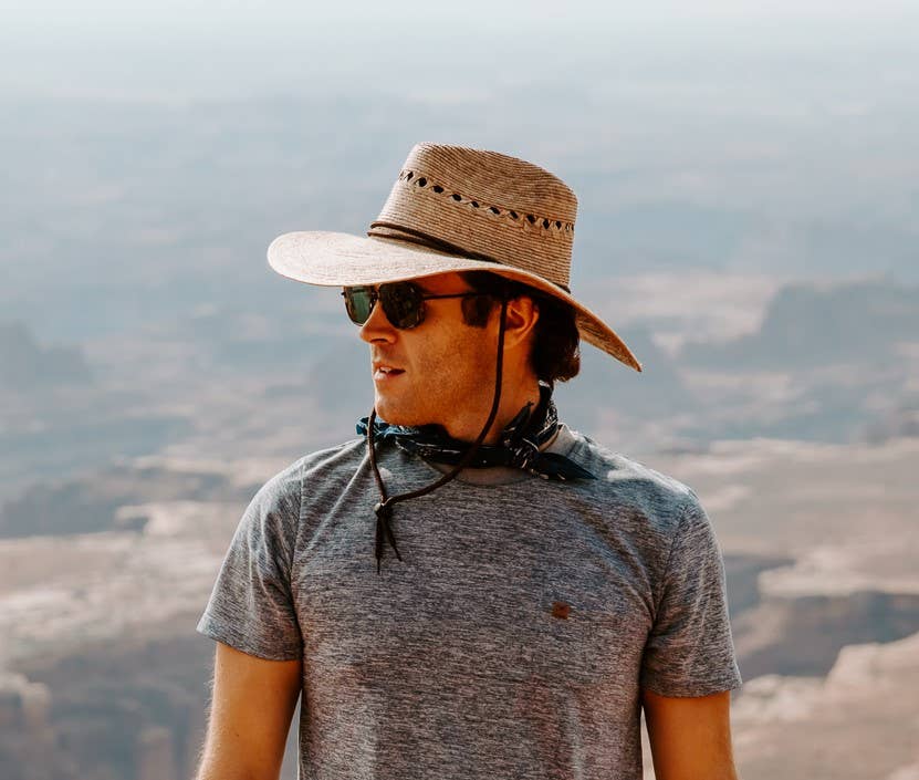 Gardener Lattice Palm Hat: S/M