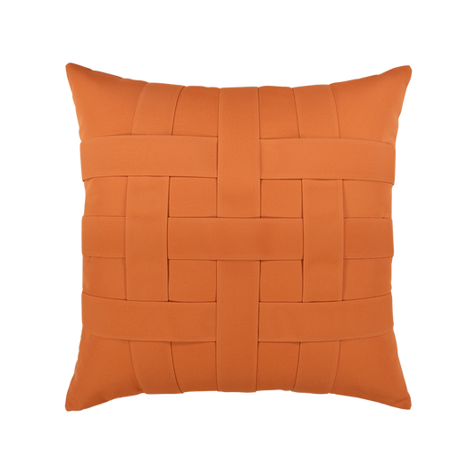 Elaine Smith Outdoor Pillow - Basketweave Style