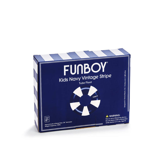 Kids Vintage Tube Float - Navy, 34"