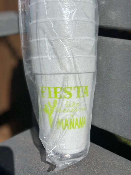 Cinco De Mayo Styrofoam Cups