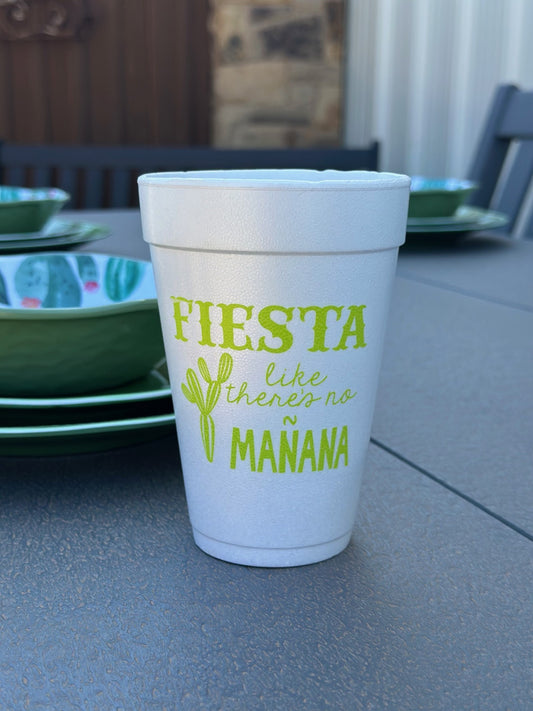 Cinco De Mayo Styrofoam Cups